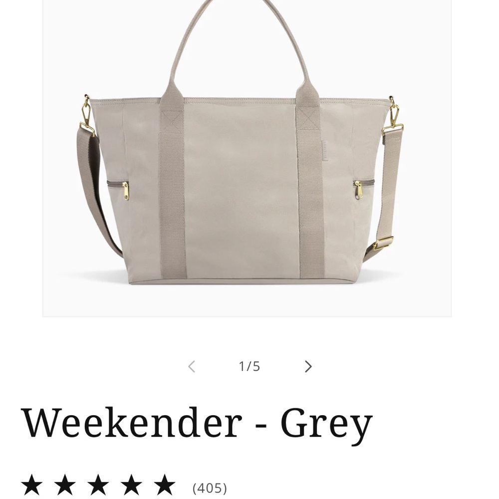 Canvelle weekender bag in medium